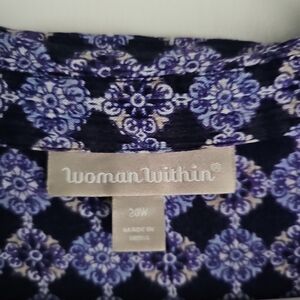 Woman Plus size 20 sleeveless maxi dress.  Woman Within